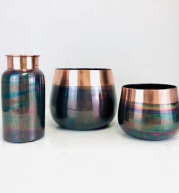 Metal and Magnolia Wreath