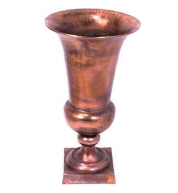 Large Copper Sparta Urn