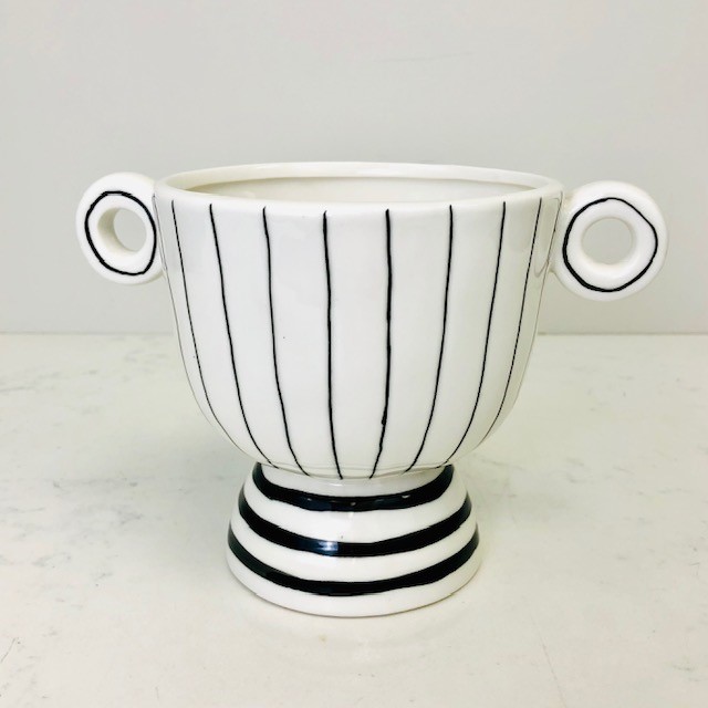 Striped Trophy Vase