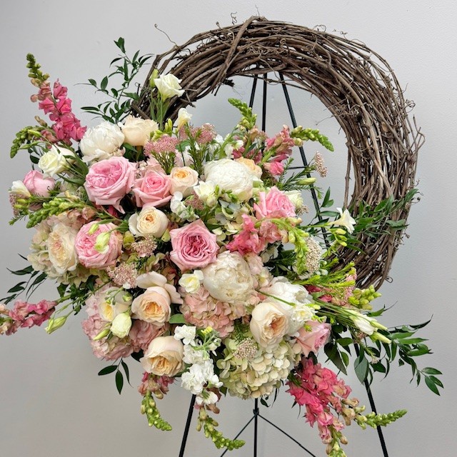 Blessings: Grapevine Wreath Flowers