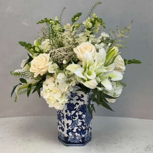 Deluxe Blue and White