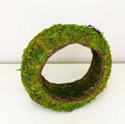 Mossed Wreath Birdfeeder