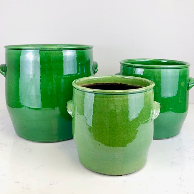 Green Handled Pot