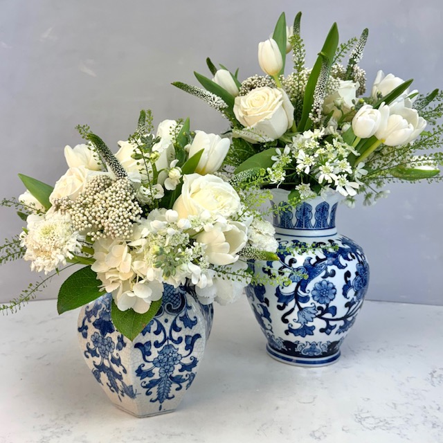 Classic Blue and White
