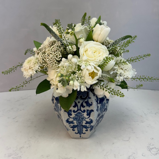 Classic Blue and White