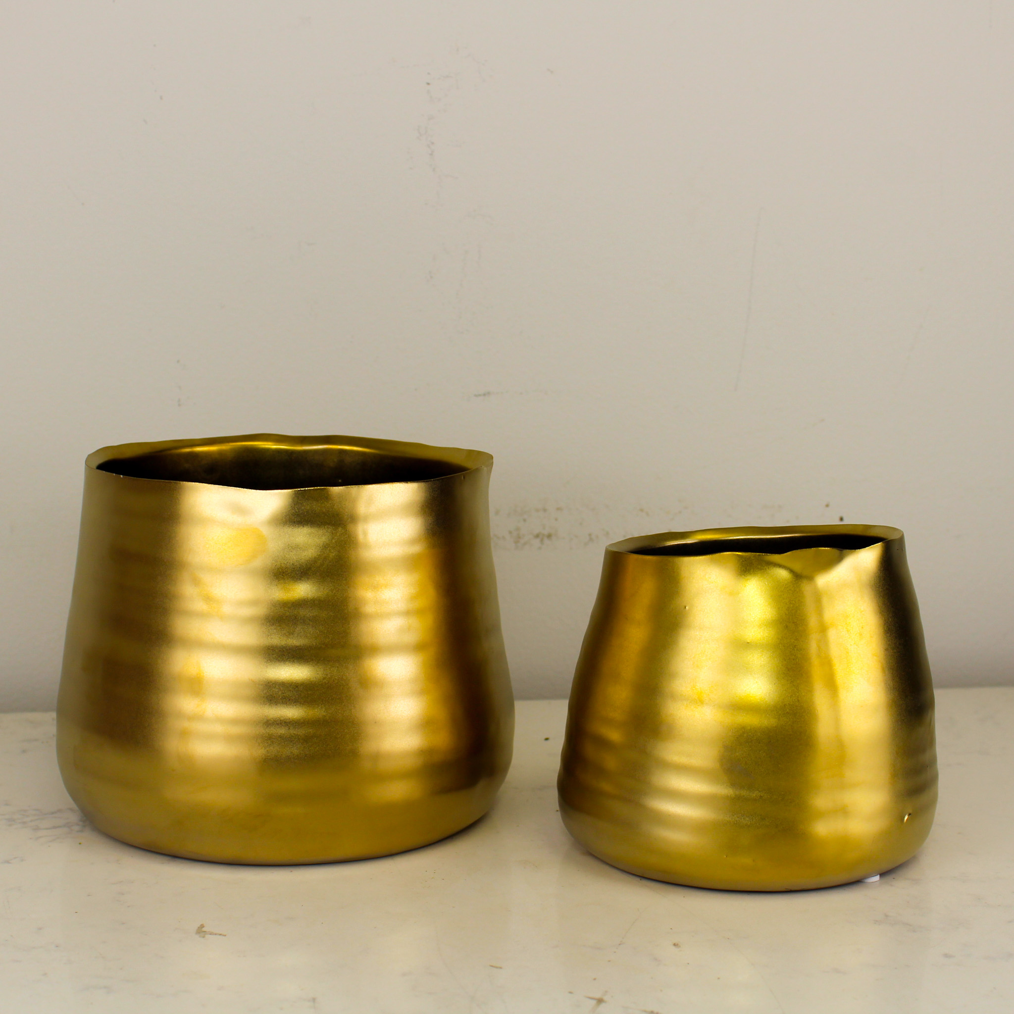 Gold Ceramic Bowl Pot