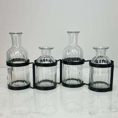 Faceted Bottle Set